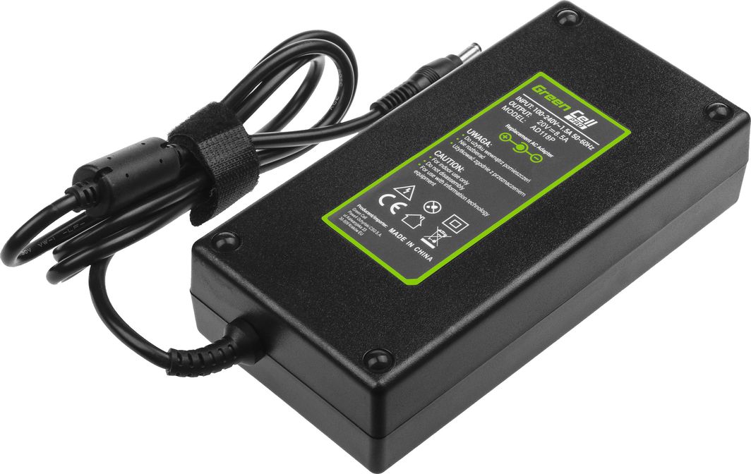Zasilacz do laptopa Green Cell 170 W, 2.5 mm, 8.5 A, 20 V (AD118P) 1