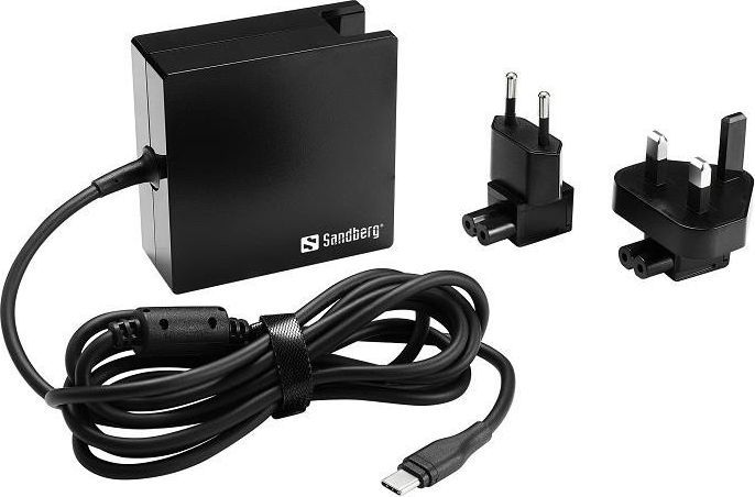 Ładowarka Sandberg Sandberg Ładowarka AC USB-C PD 90W EU+UK 1