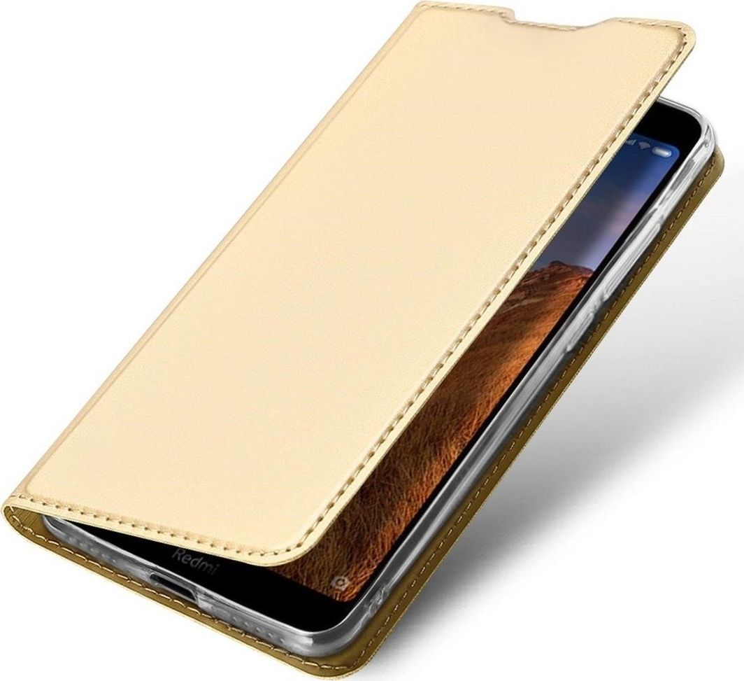 Dux Ducis Etui portfel Dux Ducis Skin Leather XIAOMI REDMI NOTE 8 złote uniwersalny 1