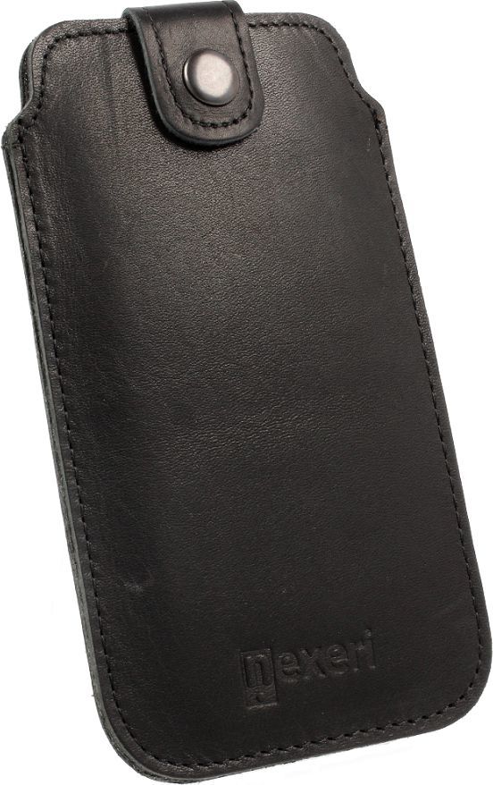 Nexeri Etui Leather Pocket XXL GALAXY A10 / IPHONE 8+ PLUS czarne 1