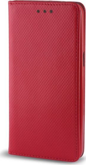 Etui Flip Magnet LG K10 2017 czerwony uniwersalny 1
