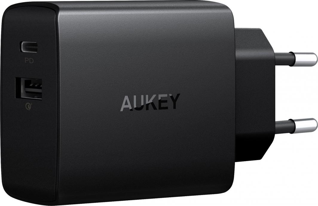 Ładowarka Aukey PA-Y17 1x USB-A 1x USB-C 6 A (PA-Y17) 1