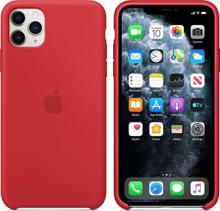 Apple Etui Apple MWYV2ZM-A iPhone 11 Pro Max czerwony/red Silicone Case 1
