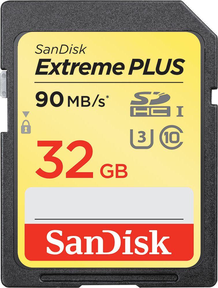 Karta SanDisk Extreme Plus SDHC 32 GB Class 10 UHS-I/U3 V30 (SDSDXWF-032G-GNCIN) 1