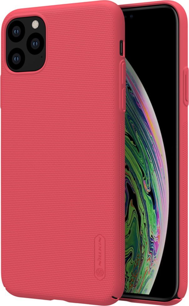 Nillkin Etui Nillkin Frosted iPhone 11 Pro - Red uniwersalny 1