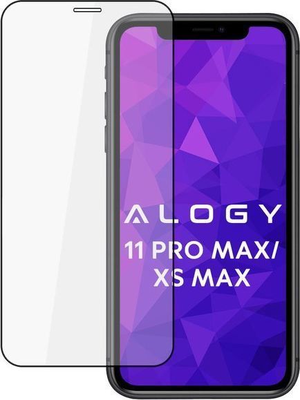 Alogy Szkło Alogy Full Glue case friendly do Apple iPhone XS Max/ 11 Pro Max uniwersalny 1
