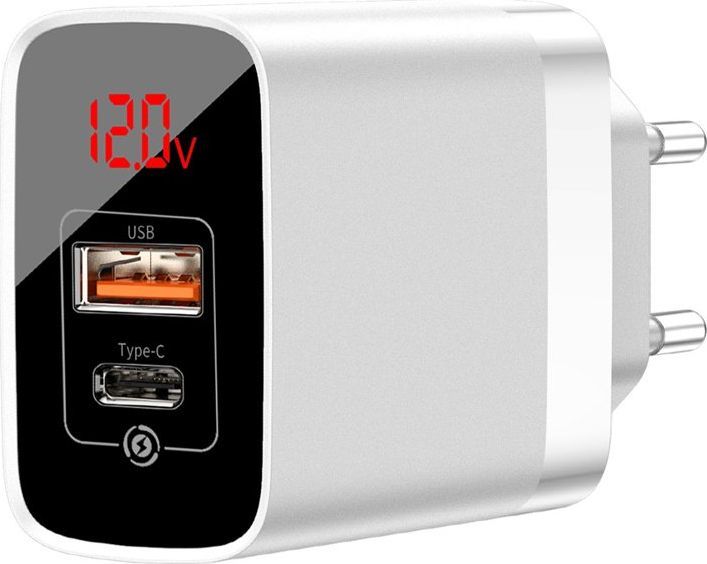 Ładowarka Baseus Mirror Lake 1x USB-A 1x USB-C 3 A (CCJMHC-A02) 1