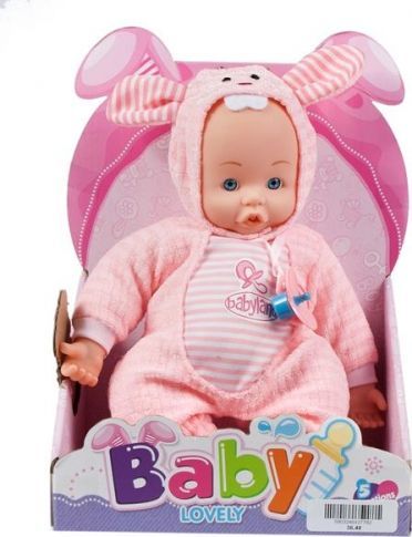 Mega Creative Lalka bobas 29cm ze smoczkiem (443037) 1