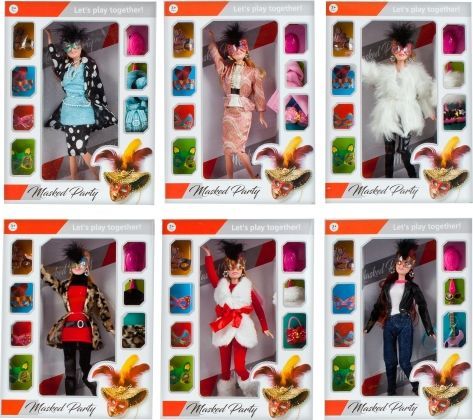 Mega Creative Lalka 29cm z akcesoriami na bal maskowy (441789) 1