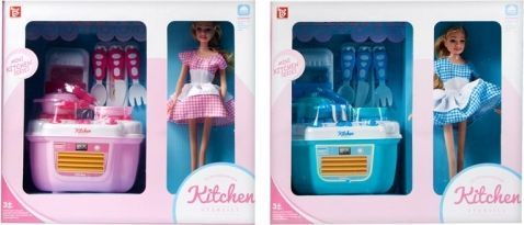 Mega Creative Meble kuchenne z lalką (443006) 1
