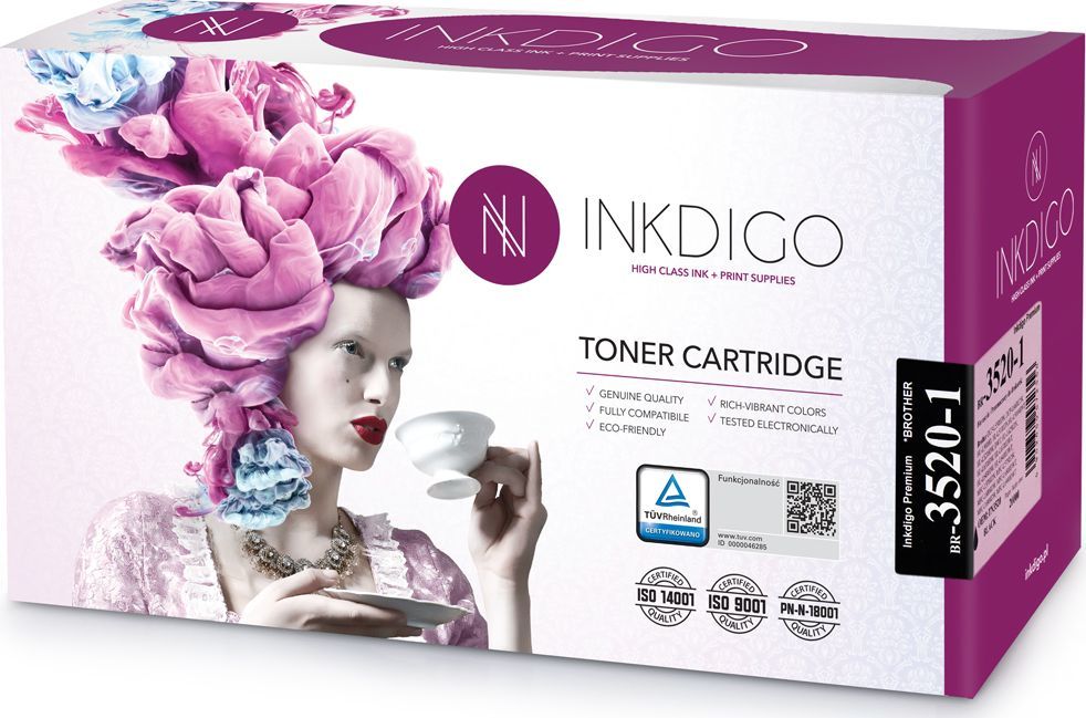 Toner Inkdigo Toner INKDIGO Brother TN 3520, czarny, 20000 str. 1