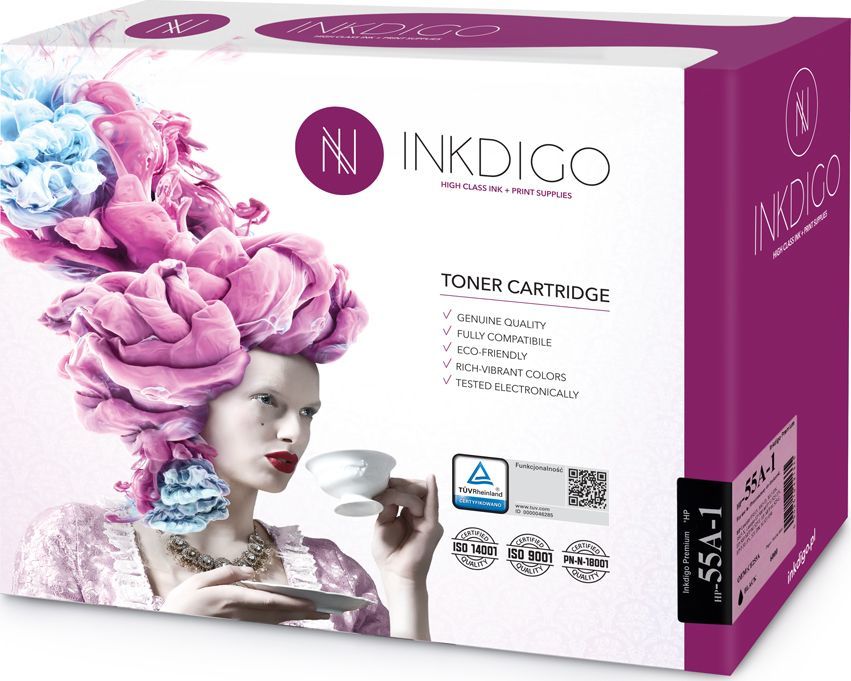 Toner Inkdigo Toner INKDIGO HP 55A/CE255A, czarny, 6000 str. 1