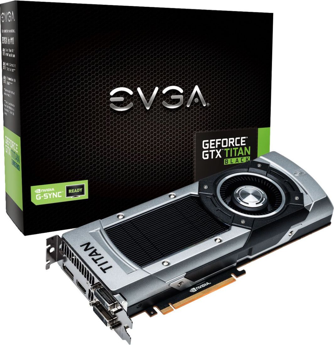 EVGA GeForce GTX Titan Black 6GB DDR5 (384-bit) Display Port, HDMI, 2x ...