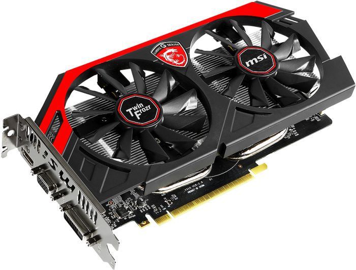 Karta graficzna MSI GeForce GTX 750 Ti N750Ti TF 2GD5/OC Gaming 2048 MB DDR5 (128 Bit) HDMI DVI VGA (V310-003R) 1