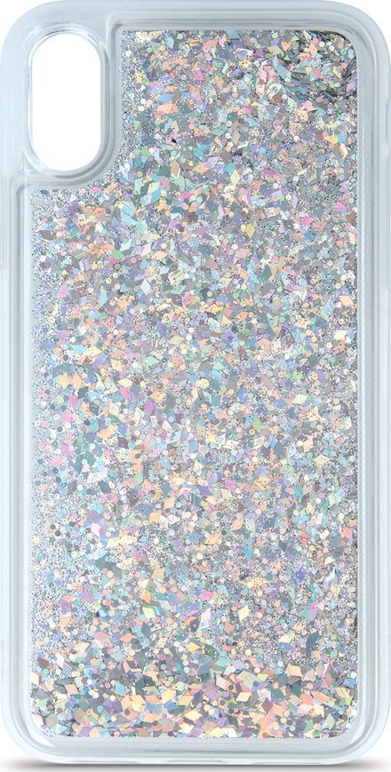 TelForceOne Nakładka Liquid Sparkle TPU do iPhone 11 srebna 1
