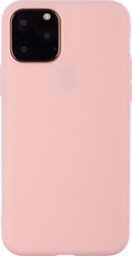 Etui Silicone case elastyczne silikonowe IPHONE 11 PRO różowe uniwersalny 1
