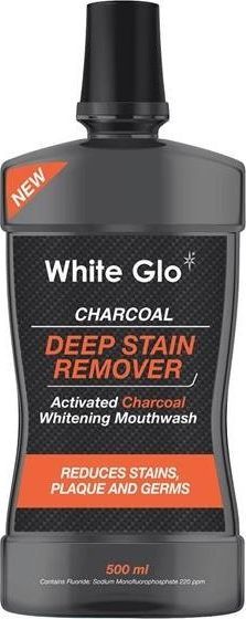 White Glo Charcoal Deep Stain Remover płyn do płukania 500ml 1
