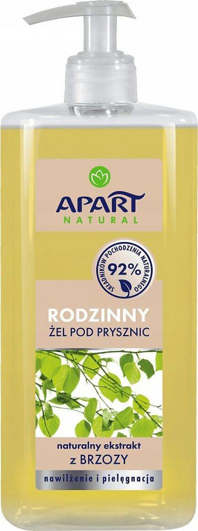 Apart Natural Żel pod prysznic Rodzinny z naturalnym ekstraktem z brzozy 750ml 1