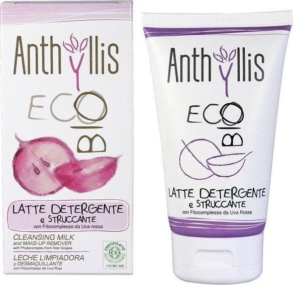 Anthyllis Latte Detergente e Struccante oczyszczające mleczko do demakijażu z fitokompleksem z czerwonych winogron 150ml 1
