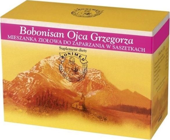 Bonimed BONIMED_Bobonisan Ojca Grzegorza mieszanka ziołowa do zaparzania suplement diety 25 saszetek 1