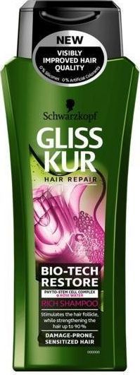 Gliss Kur Bio-Tech Restore Rich Shampoo 400ml 1