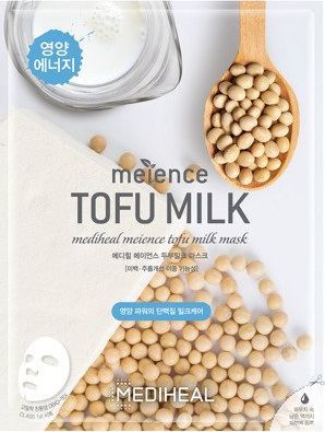 MEDIHEAL Maska do Twarzy Nawilżająco Łagodząca z Mlekiem Sojowym 25 ml 1