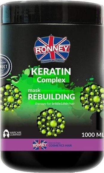 Ronney Keratin Complex Professional Mask Rebuilding odbudowująca maska do włosów z keratyną 1000ml 1