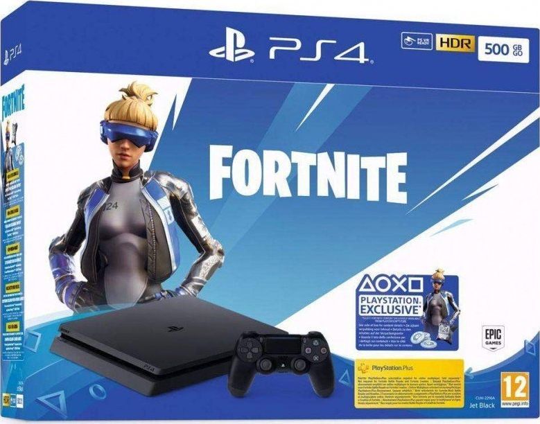 Sony Playstation 4 slim 500GB + Fortnite 2000 V Bucks (9940104) 1