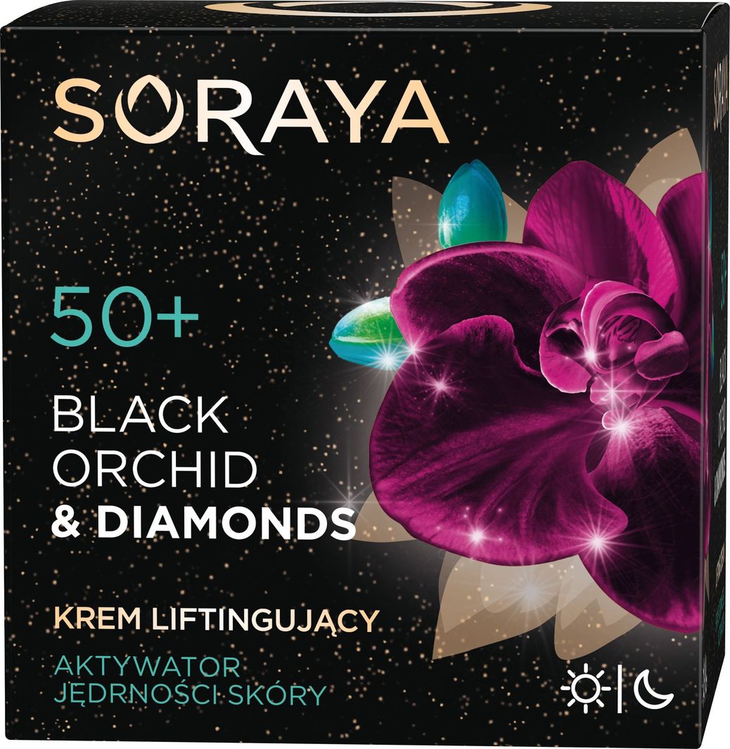 Soraya Krem do twarzy Black Orchid & Diamonds 50+ liftingujący 50ml 1