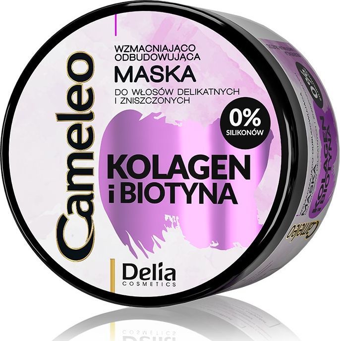 Delia Cameleo Kolagen i Biotyna Maska wzmacniająco-odbudowująca 200ml 1