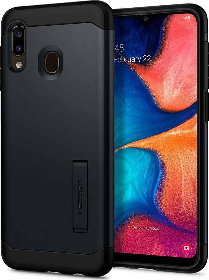 Spigen SLIM ARMOR GALAXY A40 METAL SLATE 1