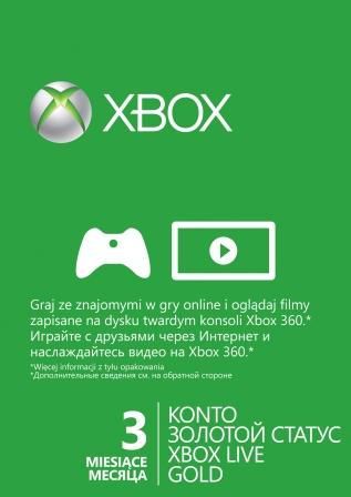 Incite Optimism pianist Microsoft Zdrapka Xbox 360 abonament Live 3 miesiące  (52K-00141-KXa52K00141pMS) - Morele.net