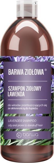Barwa Ziołowa Szampon do włosów Lawenda - włosy przetłuszczające się i z łupieżem 480ml 1