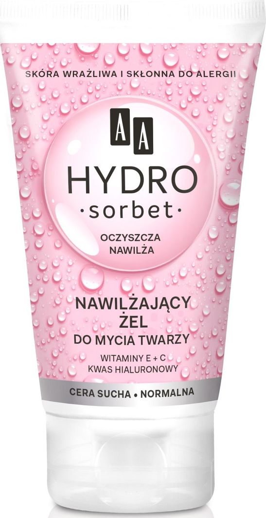 AA Żel do mycia twarzy Hydro Sorbet nawilżający 150ml 1