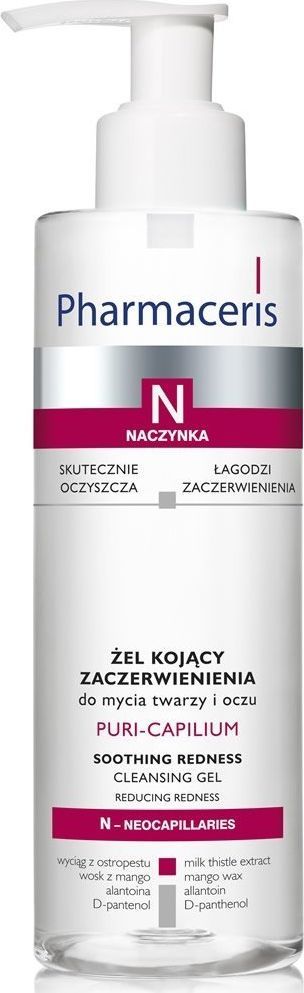 Pharmaceris Żel do mycia twarzy N Puri-Capilium 190ml 1