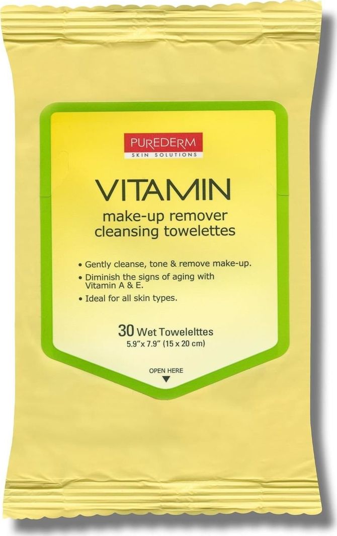 Purederm Chusteczki do demakijażu Vitamin 30 szt. 1