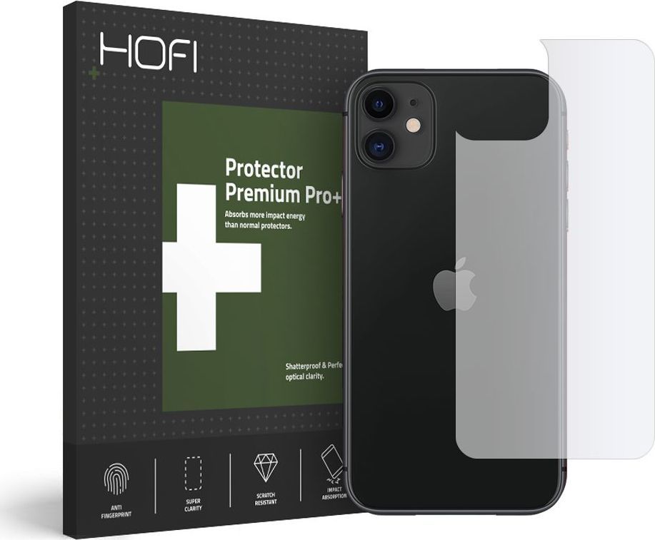 Hofi Glass SZKŁO HARTOWANE HOFI GLASS PRO+ BACK PROTECTOR IPHONE 11 1