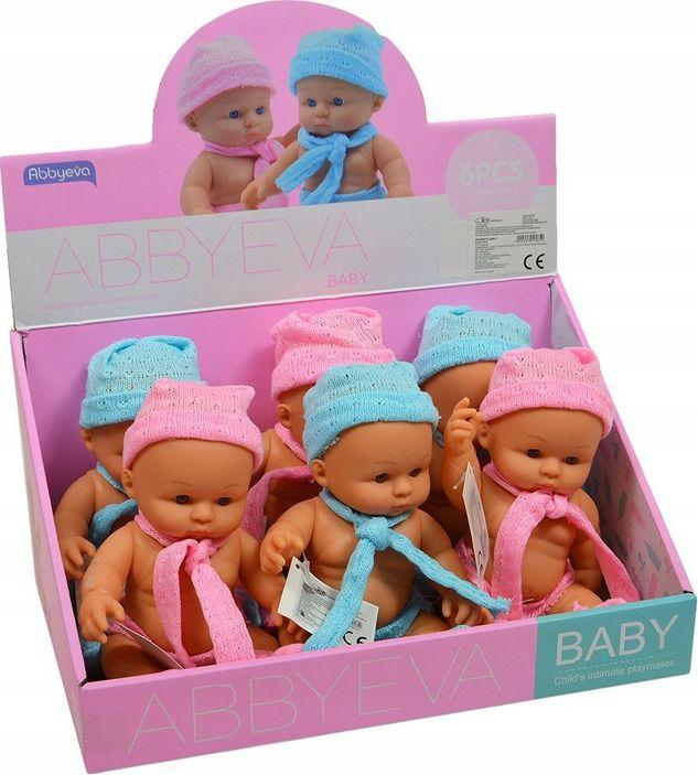 Hipo Lalka bobas 20cm czapka szalik (HDE08) 1