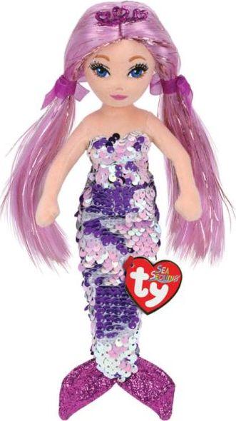 TY Mermaids Rolelei cekinowa fioletowa syrenka (02101) 1