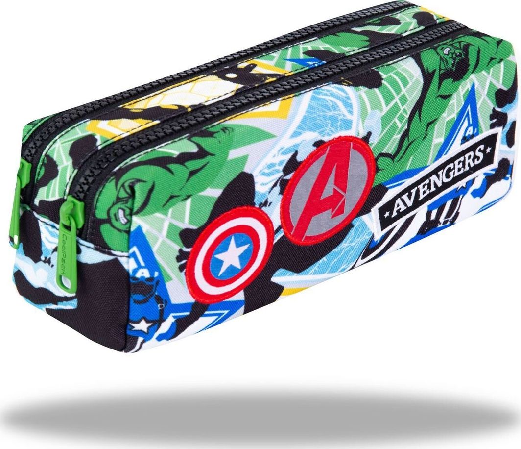 Piórnik Patio Piórnik saszetka podwójna - Edge - Avengers Badges 69308 CP 1