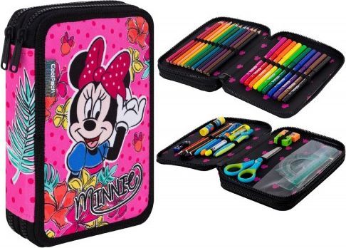 Piórnik Patio Piórnik podwójny z wyposażeniem - Jumper XL- Minnie Mouse tropical 77301 CP 1