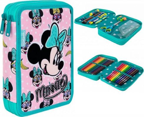 Piórnik Patio Piórnik podwójny z wyposażeniem - Jumper XL- Minnie Mouse pink 77302 Cool Pack 1