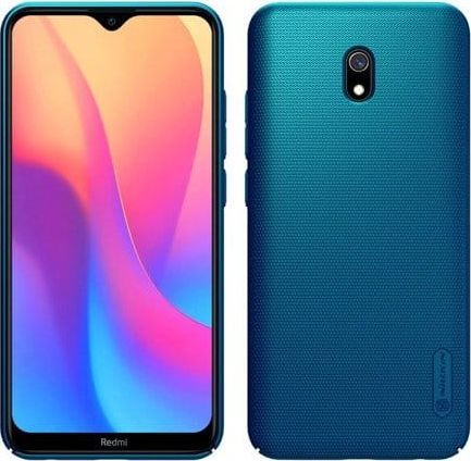 Nillkin Etui Nillkin Frosted Shield Redmi 8A niebieskie peacock blue 1