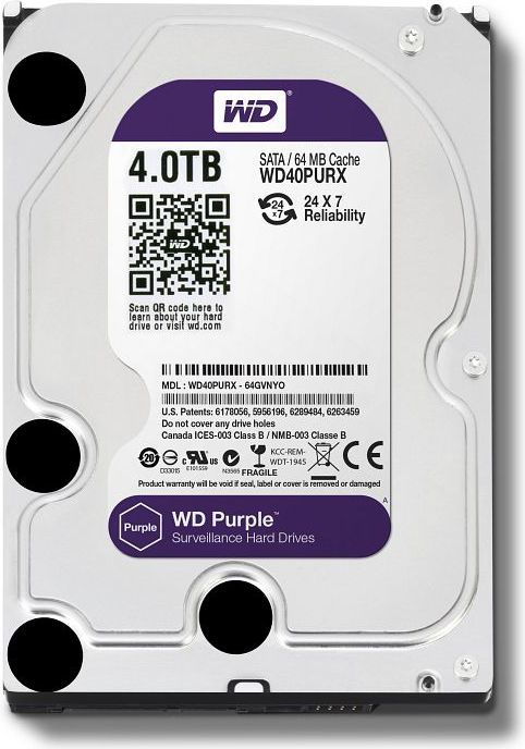 Dysk WD Purple 4 TB 3.5" SATA III (WD40PURX) 1