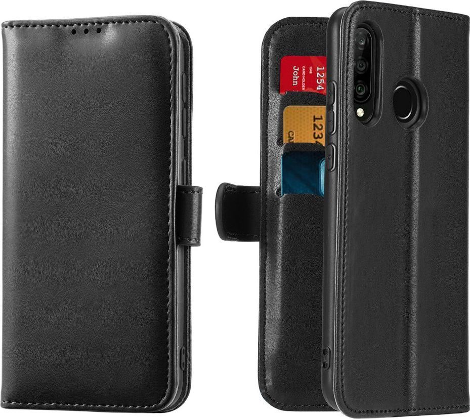 Dux Ducis Dux Ducis Kado kabura etui portfel pokrowiec z klapką Huawei P30 Lite czarny uniwersalny 1