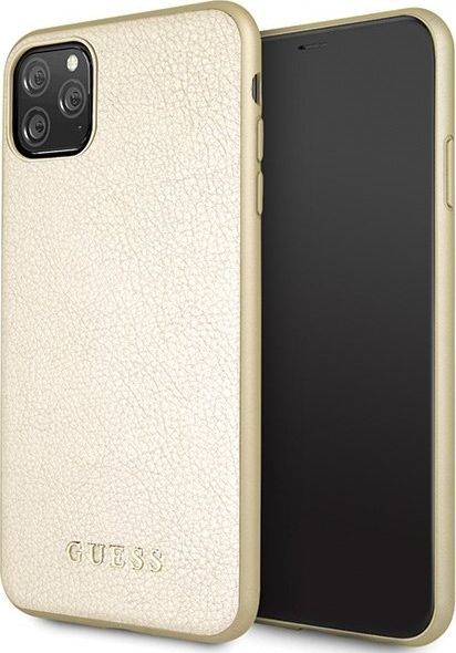 Guess Guess GUHCN65IGLGO iPhone 11 Pro Max złoty/gold hard case Iridescent uniwersalny 1