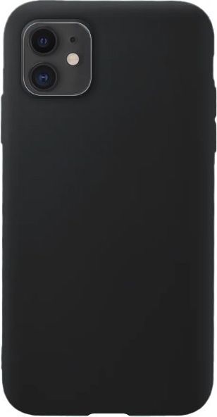 Hurtel Silicone Case elastyczne silikonowe etui pokrowiec iPhone 11 czarny uniwersalny 1