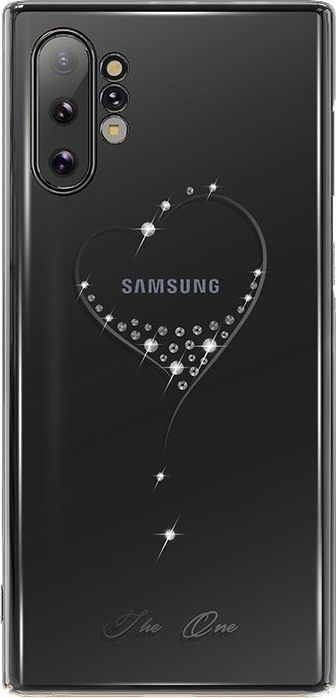 Kingxbar Kingxbar Wish Series etui ozdobione oryginalnymi Kryształami Swarovskiego Samsung Galaxy Note 10 Plus czarny uniwersalny 1