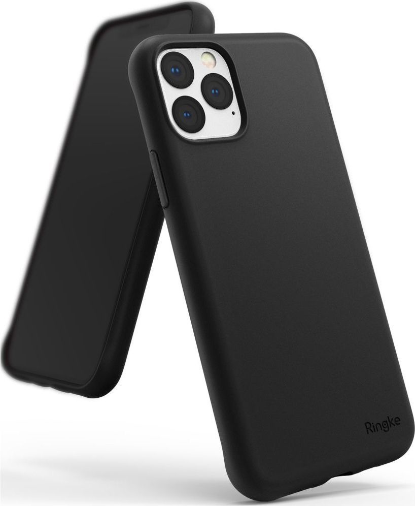 Ringke Ringke Air S ultracienkie żelowe etui pokrowiec iPhone 11 Pro Max czarny (ADAP0016) uniwersalny 1