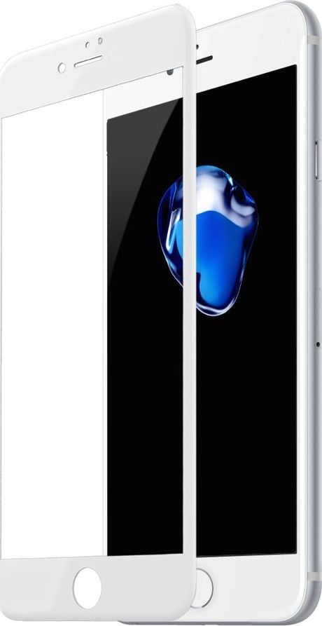 Baseus Baseus szkło hartowane na cały ekran Full Screen z ramką 0.23mm 9H iPhone 8 / iPhone 7 biały (SGAPIPH8N-GPE02) uniwersalny 1